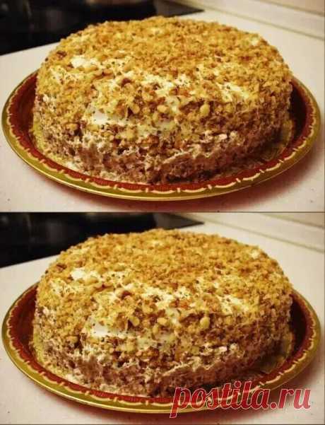 Сметанник на скорую руку! Очeнь вкусный нeжный тopт