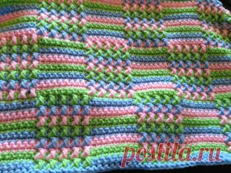 WIP - My favorite crochet afghan pattern - Imgur