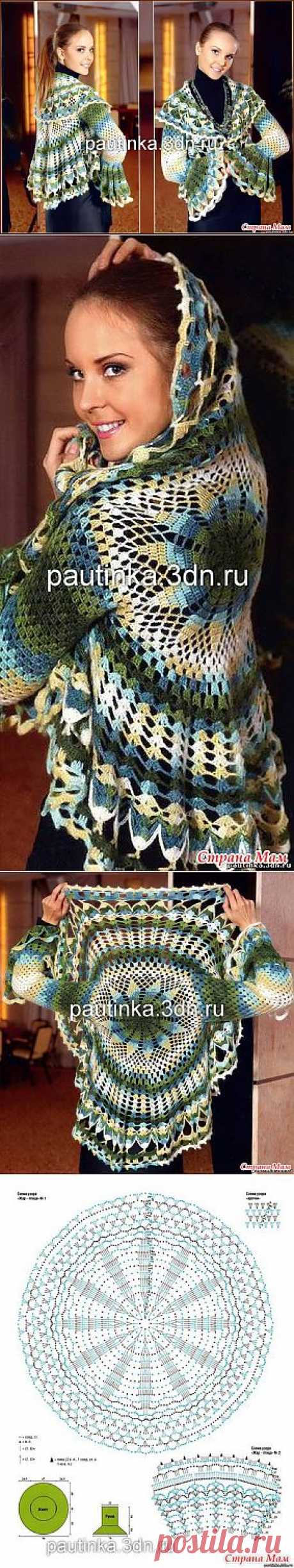 Жакет-болеро "Жар-птица": Дневник группы "Все в ажуре... (вязание крючком)" - Страна Мам