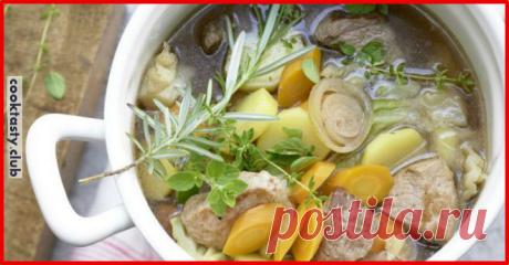 Наваристый и сытный густой немецкий суп «Пихельштайнер» . Милая Я