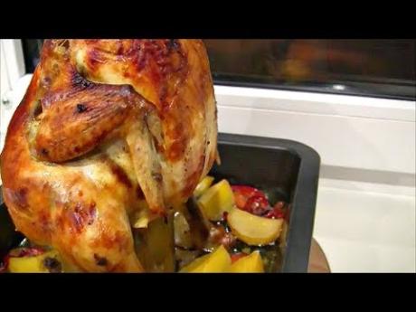Курица на банке / Очень нежная можно есть просто губами ! Тает во рту !