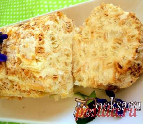 Слоеный рулет «Полено» фото рецепт приготовления