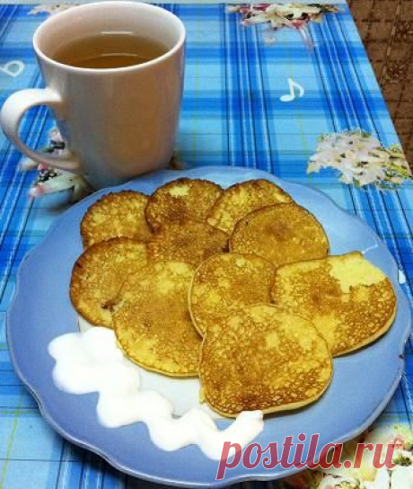 РЕЦЕПТЫ | Оладьи на кислом молоке