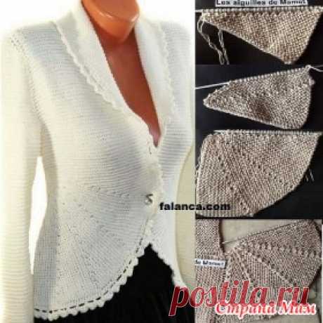 Жакет с сайта Парижанка... - ВЯЗАНАЯ МОДА+ ДЛЯ НЕМОДЕЛЬНЫХ ДАМ - Страна Мам