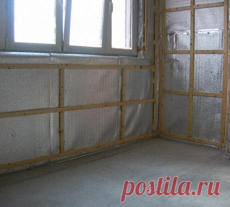 Самостоятельное утепление помещения с помощью пенофола