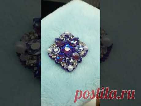 Брошь орден Сваровски жемчуг