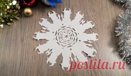 Снежинка бычок своими руками: как сделать бычка из бумаги по шаблону для вырезания 2021-й - год белого металлического Быка.