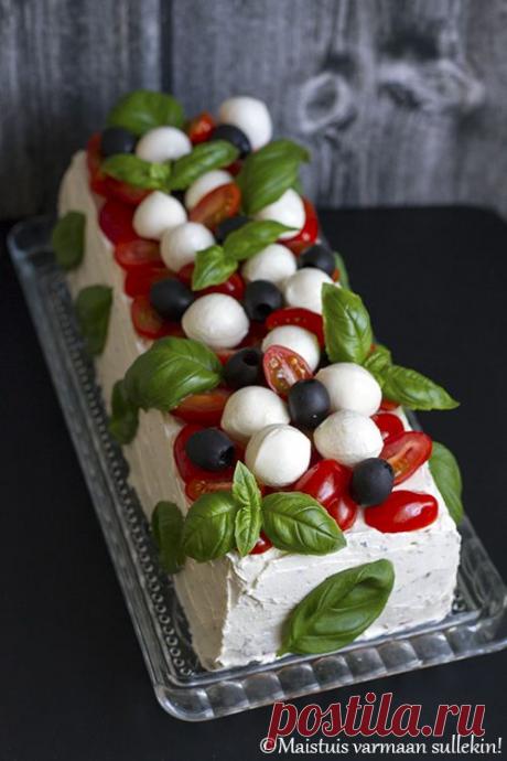 Бутербродный торт — закуска, которая нравится всем, кто бы её ни пробовал