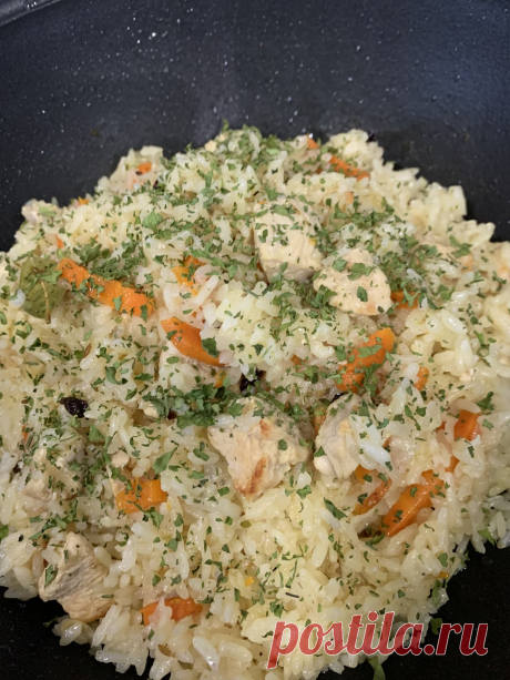 Плов с индейкой - рецепт автора Анна Желтоухова (Николаева)