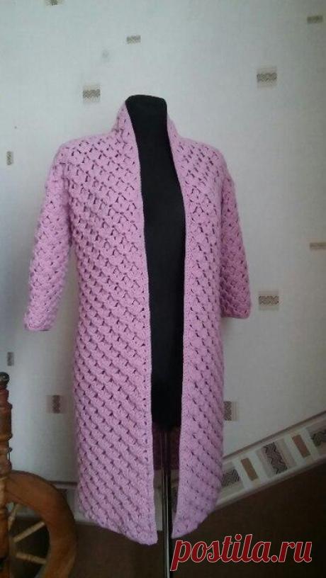 Кардиган крючком. Схема