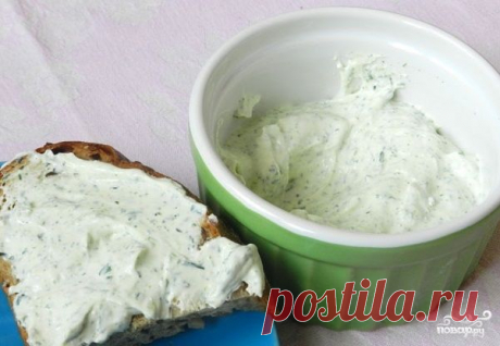 Творожный сыр с зеленью - кулинарный рецепт на Повар.ру