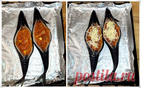 Фаршируем скумбрию не снизу, а сверху - не ожидали, что будет настолько вкусно! | Чих Пых | Яндекс Дзен