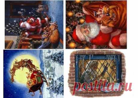 Картинки небольшого размера , для елочных шаров и других поделок - запись пользователя veda (Елена Бельская) в сообществе Картинки для творчества в категории Новый год и Рождество