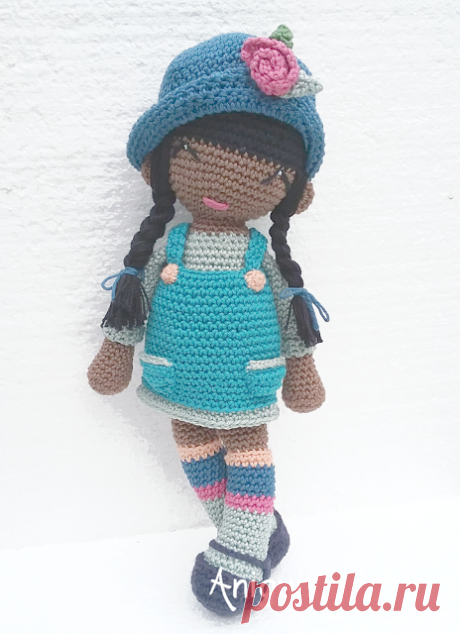 anigurumis: Patrón de muñeca amigurumi Anni
