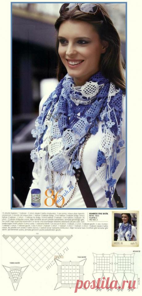 -ВЯЗАНИЕ ДЛЯ ЖЕНЩИН - Шарфы шали палантины. | Записи в рубрике -ВЯЗАНИЕ ДЛЯ ЖЕНЩИН - Шарфы шали палантины. | Дневник Natali_Vasilyeva
