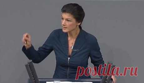 Сара Вагенкнехт даёт интервью Der Spiegel