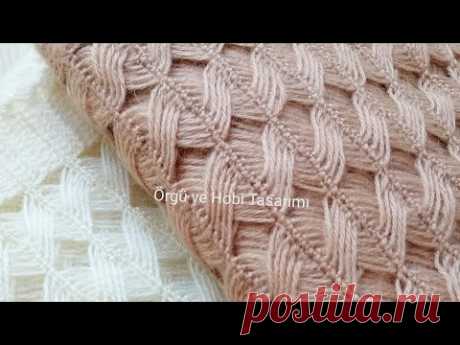 HORTUM YELEĞİ MODELİ🎀 KALEMLE ÖRÜYORUM 🖍️SUPER EASY KNİTTİNG PATTERN  🧶 #EASYTOCROCHETKNİTTİNG