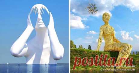 20 скульптур, которые ломают все законы физики и открывают дверь в другую вселенную