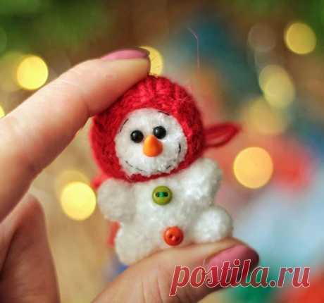 Снеговик крючком. Амигуруми схемы и описания. Автор: Татьяна Котюргина | IRINELY.ART