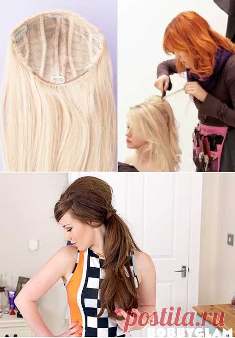 Объем волос и конский хвост: прическа из 60-х - прическа в стиле 60-х, шиньон, объем с помощью шиньона, низкий конский хвост, мастер-класс, прически для длинных волос, пошаговые фото