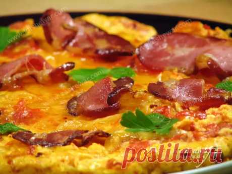 Пиперада | Кашевар Пиперада – рецепт испанской кухни, очень вкусный омлет с овощами и сырокопченой ветчиной.