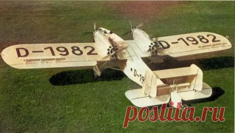 Dornier Do P — опытный бомбер испытывавшийся в СССР Авиация Dornier Do P являлся очень большим самолетом для своего времени