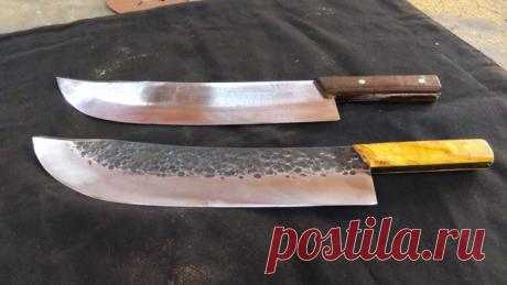 Массивный нож выживальщика из рессоры