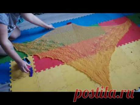 ШАЛЬ "СЕВЕРЯНКА" Совместник. 3 этап. | Игра "Авантюра" спицами