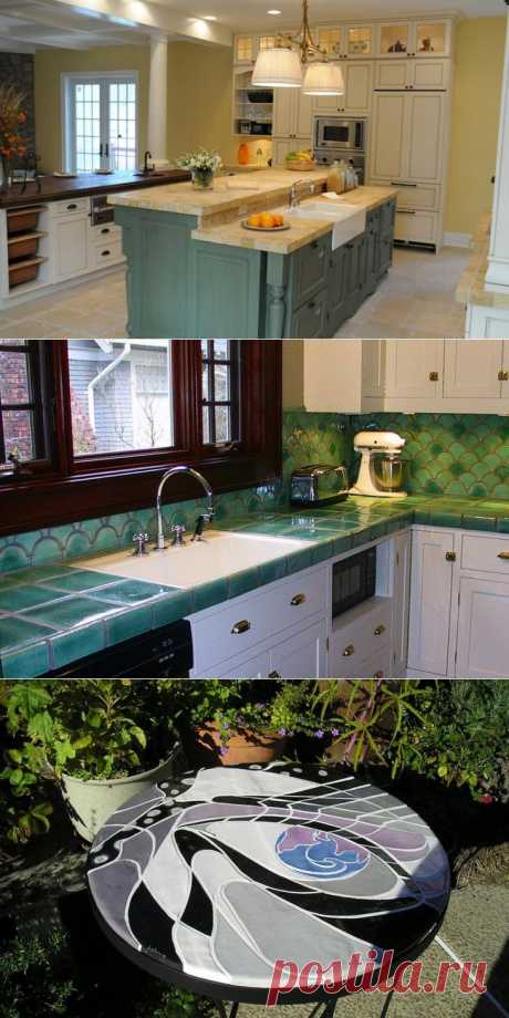 Столешница из плитки