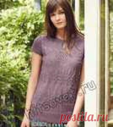 Стильная модель вязаной кофточки Jimo от Marie Wallin