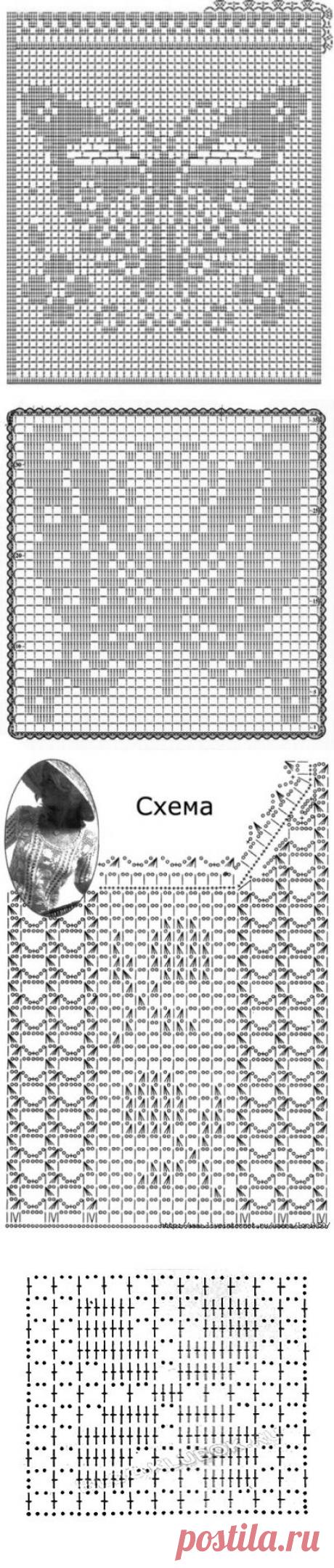 Красная туника связанная крючком - вязание крючком на kru4ok.ru