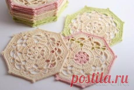 Очень красивый мотив крючком