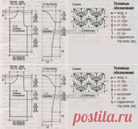 171 Серый жакет крючком - Топы, легкие кофты - Вязание для женщин - Каталог статей - Энциклопедия вязания