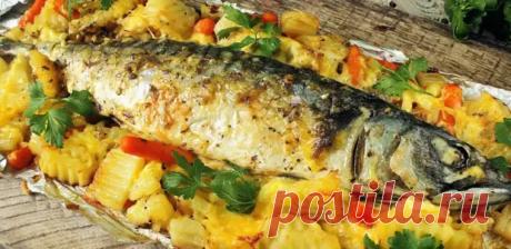 Как лучше приготовить скумбрию, запеченную в духовке - БУДЕТ ВКУСНО! - медиаплатформа МирТесен