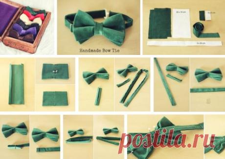 Как сделать галстук-бабочку своими руками?