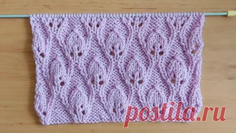 _Ажурная нежность _ Красивый узор спицами для блузы, туники. (1)