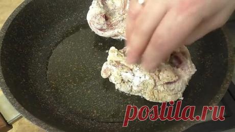 Натираем курицу крахмалом - пальчики оближешь от этой вкуснятины на ужин!