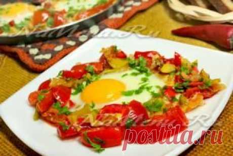 Пиперада – яичница по-испански с овощами