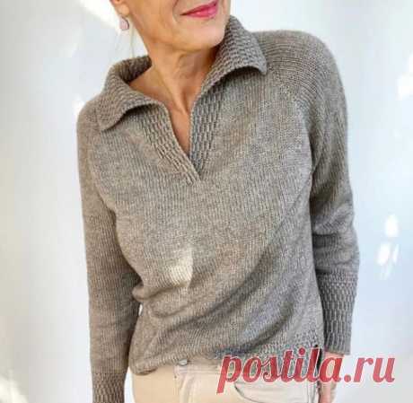 Пуловер. Спицы.