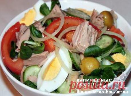 Салат “Нисуаз” с тунцом | Харч.ру - рецепты для любителей вкусно поесть