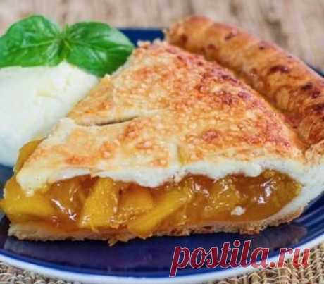 Идеальный персиковый пирог - рецепты с фото