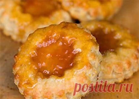 Песочное печенье с вареньем