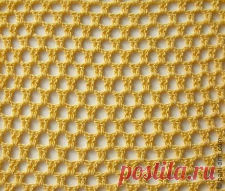Узоры крючком: почти филейная сетка | Pani Ann
