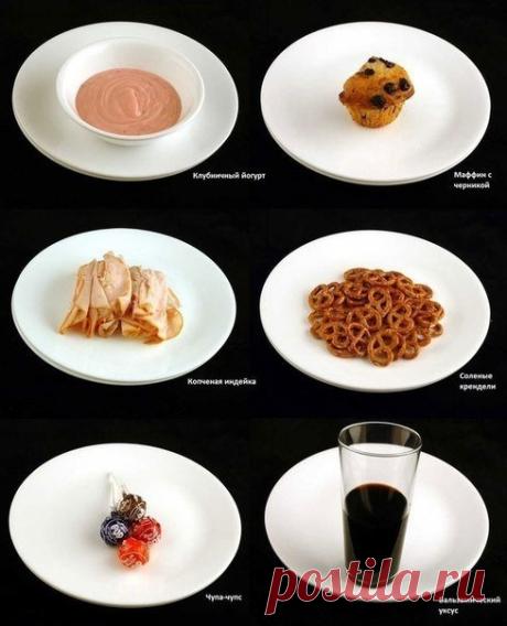 Как выглядят 200 килокалорий в разной еде — Мегаздоров