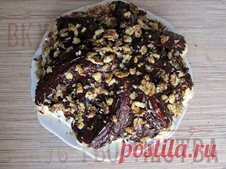 Бисквитный торт Панчо с бананами. Пошаговый рецепт с фото