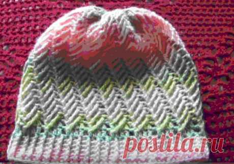 шапка крючком
