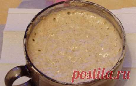 Закваска для хлеба без дрожжей