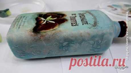 Декупаж - Сайт любителей декупажа - DCPG.RU | МК по декорированию бутылки для ликера