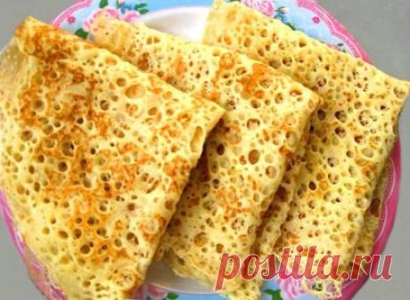 Ажурные блинчики - 7 рецептов тонких, на кефире или молоке