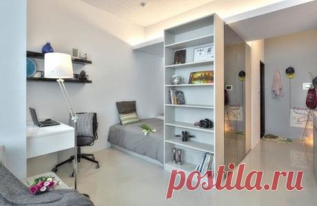 Дизайн квартиры-студии (32 кв.м.) - Дизайн интерьеров | Идеи вашего дома | Lodgers